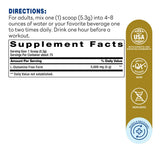 Pure L-Glutamine Unflavored 400g Powder – Supplement Facts