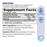 Melatonin 5mg Time Release 300ct Tablets – Supplement Facts