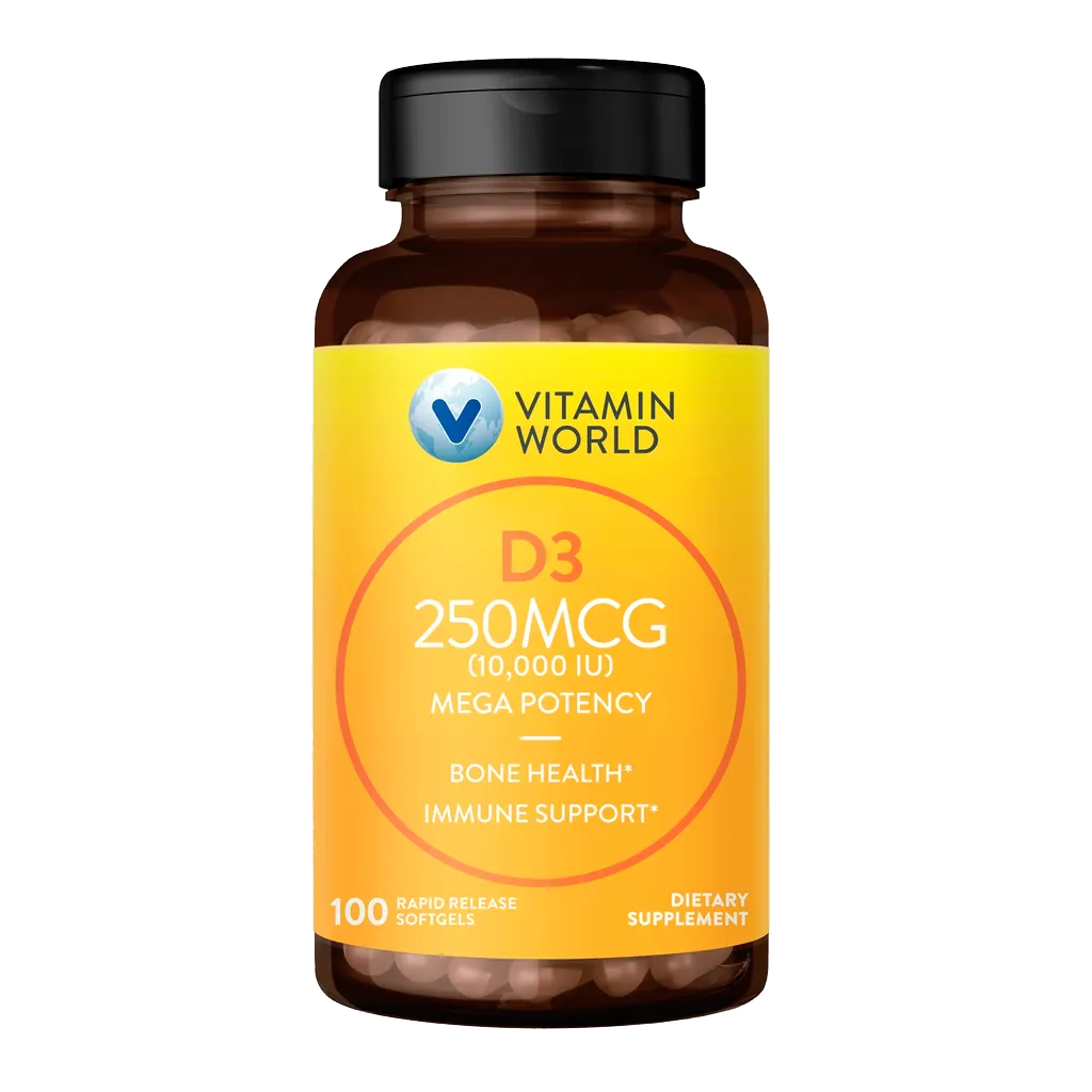 D3 250mcg (10,000 IU) 100ct Softgels