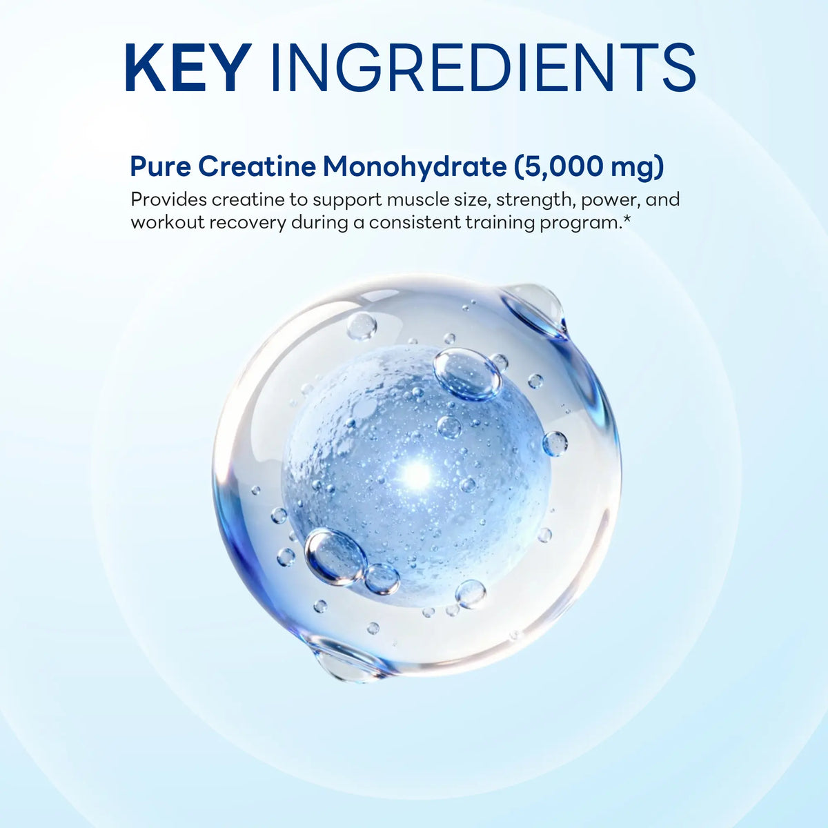 Full Strength Creatine Caps  5000mg 120ct Capsules