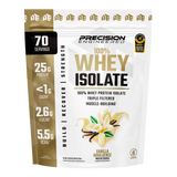 Whey Protein Isolate Vanilla - 70 Servings - 100% Whey Protein Isolate, Triple Filtered, Muscle-building