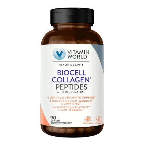 BioCell Collagen® Peptides with Resveratrol - 90 Capsules