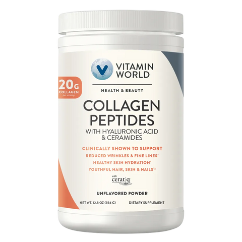 Collagen Peptides with Hyaluronic Acid & Ceramides with Ceratiq®) 354g Powder