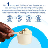 Grass-Fed Collagen Peptides 600g Powder Unflavored