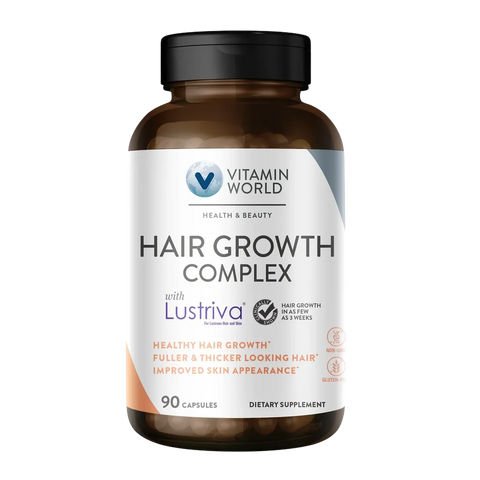 Hair Growth Complex with Lustriva 90ct Capsules
