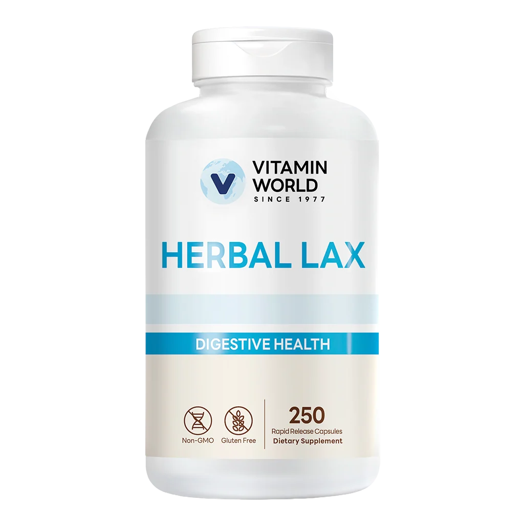 Herbal Laxative Capsules - Healthy Digestive System | 250ct