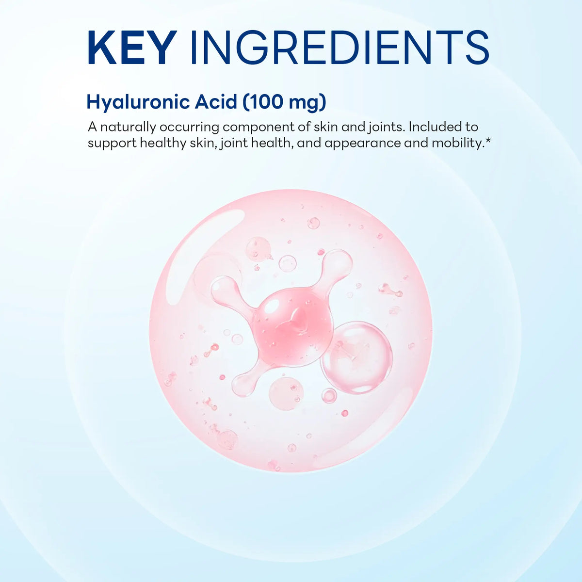 Hyaluronic Acid 100mg 30ct Capsules