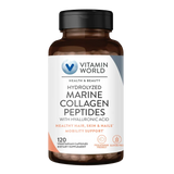 Hydrolyzed Marine Collagen Peptides with Hyaluronic Acid  Capsule | 120ct