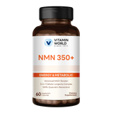 Vitamin World NMN 350 Plus, Energy & Metabolic, 60ct