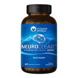 NeuroClear™ Phosphatidylserine Capsule 300MG - 60 Capsules - For Brain Health
