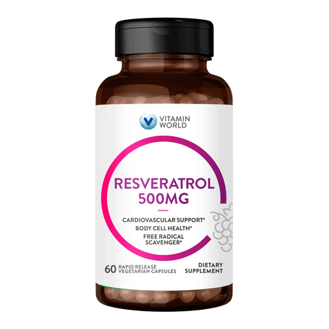 Resveratrol 500mg 60ct Capsules