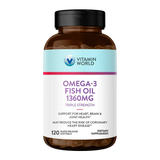 Triple Strength Omega-3 Fish Oil 1360mg | Vitamin World | 120 Softgels