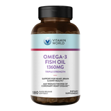 Triple Strength Omega-3 Fish Oil 1360mg | Vitamin World | 180 Softgels