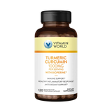 Turmeric Curcumin with Bioperine 1000MG 120 Rapid Release Capsules - Immune Support, Anti-inflammatory and Antioxidant
