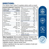 ULTRA 360 Men's Multi - 180 Caplets - Supplement Facts