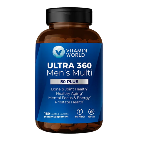 Ultra 360 Men's Multi 50 Plus 180ct Caplets