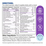 ULTRA 360 Women's Multivitamin 50 Plus 90 Caplets - Supplement Facts