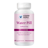 Vitamin World Water Pill for Women, Caffeine Free, 60 Vegetarian Capsules